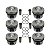 Pistão e Anel Volkswagen Audi Amarok Q7 TDI 3.0 Diesel 24V 050 - 059107065DP, 059107103CE, 059107065 - Imagem 1