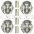 Pistao E Anel Bmw N13 N18 B16 116I 316I 318I Mini Cooper (Jogo) Std - 11257601181 - Imagem 4