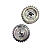Par Polia Audi Vw 3.2/4.2 - 06E109083G 06E109083 06E109083E 06E109084G 06E109084K 06E109083L - Imagem 3