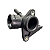 Flange Dagua Cabeçote Audi Volkswagen A4 A5 A6 Q5 Amarok - 06H121132H - Imagem 5