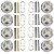 Pistao E Anel 050 Land Rover Range Rover Supercharged Svr 5.0 V8 (Jogo) - Imagem 1