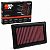 Filtro de Ar Esportivo K&N Mercedes-Benz C180 C200 C250 C300 C350 E200 E250 - 33-3034 - Imagem 1