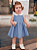 Vestido Casual Infantil Feminino com Gola Peter Pan - Imagem 1