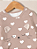 Conjunto De Pijama Bebezinha Impressão De Coração Design De Ouvido 3D - Imagem 3