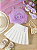 conjunto com flor e saia plisada premium - Imagem 1