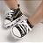 Tênis de lona antiderrapante para bebês, sapatos clássicos para bebês, calçados esportivos para crianças, estrela recém-nascida, primeiros caminhantes - Imagem 11