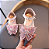 Sandálias de verão para meninas, moda lantejoulas, strass, arco, sapatos de princesa, sapatos de bebê, sandálias de salto plano, tamanho 21-35 - Imagem 2