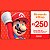 Nintendo Gift Card Digital R$250 - Imagem 1