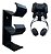 suporte de parede p/ 2 controle ps5 ps4 ps3 xbox + headset - Imagem 5
