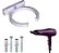 suporte secador de cabelo universal de parede+parafusos - Imagem 2