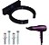 suporte secador de cabelo universal de parede+parafusos - Imagem 1
