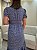 Vestido Camponesa Azul Floral - Imagem 4