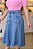 Saia Jeans Midi Premium - Imagem 1