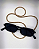 Corrente strass preta - Imagem 2