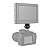 Suporte Camerapro Encaixe De Sapata para Monitor ou LED - Imagem 4