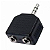 Adaptador de Audio P2 Stereo para 2 Fones - Imagem 1