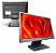 Monitor Lenovo 19 Polegadas Widescreen Vga Dvi Preto L197wa - Imagem 2