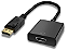 Cabo Adaptador Conversor Displayport Macho Para Hdmi Fêmea - Imagem 1