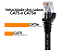 Kit 10 Cabos de Rede 1 Metro Patch Cord Cat5e 100% Cobre 1m (Black) - Imagem 3