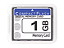 Cartão CompactFlash 1GB CT-CF-01 Memória CF Padrão Industrial - Imagem 1