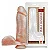 Prótese sem Vibro com Ventosa e Escroto – 20,5x4,7cm - Imagem 1