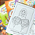 Kit com 10 livros Aprendendo e Colorindo a Bíblia-Brasileitura - Imagem 5