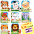 Kit com 8 Livros Infantis Olha Quem Sou! História dos Animais + 3 cartelas de adesivos - Imagem 1