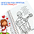 Livro Infantil 365 Desenhos Bíblicos Para Colorir Espiral - Imagem 2