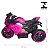 Super Moto Elétrica Infantil 3 Rodas com Som e Luz - Imagem 8