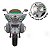 Mini Moto Infantil Elétrica Com Baú - Imagem 3