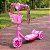 Patinete Infantil com Cestinha Luz e Som - Imagem 2