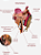 Sela 3 Tambores Profissional Red Detail + Manta QM Imports - Imagem 9