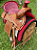 Sela 3 Tambores Profissional Red Detail + Manta QM Imports - Imagem 4