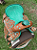 Sela 3 Tambores Profissional Luxo Verde Detail + Manta QM Imports - Imagem 7