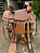 Sela Prova de Laço Team Roping Profissional All Mat + Manta QM Imports - Imagem 7