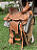 Sela Team Roping Profissional Entalhada All Mat + Manta QM Imports - Imagem 1