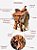 Sela Team Roping Profissional Entalhada All Mat + Manta QM Imports - Imagem 8