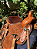 Sela Prova de Laço Team Roping Profissional + Manta QM Imports - Imagem 3