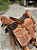 Sela Prova de Laço Half Notch Team Roping Competição com Alforge e Porta-Whisky + Manta QM Imports - Imagem 2