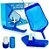 Kit de Limpeza para Piscina com Aspirador, Peneira, Escova e Ponteira Brustec Lazer Azul - Imagem 2