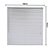 Persiana PVC Trilho Metálico 180larg x 140alt Branca - Imagem 2