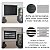 Persiana Double Vision Sunny 160larg x 160alt Total Black (com bandô) - Imagem 3
