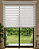Persiana Double Vision Sunny 160larg x 220alt Branca (com bandô) - Imagem 1