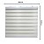 Persiana Double Vision Sunny 160larg x 220alt Linho Creme (com bandô) - Imagem 4