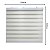 Persiana Double Vision Sunny 220larg x 220alt Linho Creme (com bandô) - Imagem 4