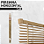 Persiana Horizontal PVC 25mm BLOCK 100larg x 160alt Café - Imagem 5