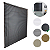 Persiana Horizontal PVC 25mm BLOCK 100larg x 160alt Preta - Imagem 2
