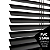 Persiana Horizontal PVC 25mm BLOCK 100larg x 220alt Preta - Imagem 4