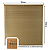 Persiana Horizontal PVC 25mm BLOCK 120larg x 160alt Café - Imagem 3