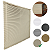 Persiana Horizontal PVC 25mm BLOCK 160larg x 160alt Bege - Imagem 2